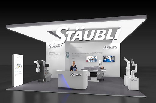 WILLKOMMEN AUF UNSEREM STÄUBLI ROBOTICS DIGITALEM MESSESTAND AUF DER VIRTUEL.MEDICA 2020